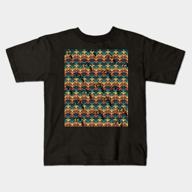 JK Waves: fall colours Kids T-Shirt by jackraken